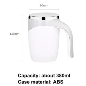 Automatic Self Stirring Coffee Mug, Electric Mixing Cup, Rotating Home Office Travel Mixing Cup, Multifunctional Anti Rust Self Stirring Cup, for Coffee, Milk, Cocoa (BROWN)